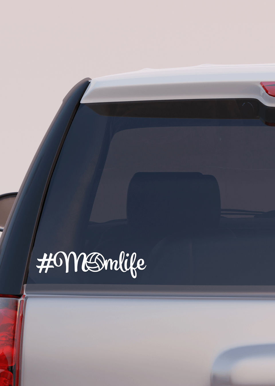Volleyball Mom Life Car Decal